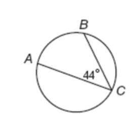 Find the measure of arc ab.