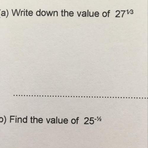 Numbers to the power of a fraction pls