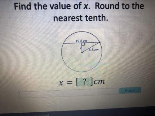 Need with finding the value of x