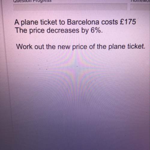 What is the new price of the plane ticket