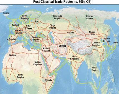 Quick ! which of these post-classical civilizations is most directly related to the inter-regional