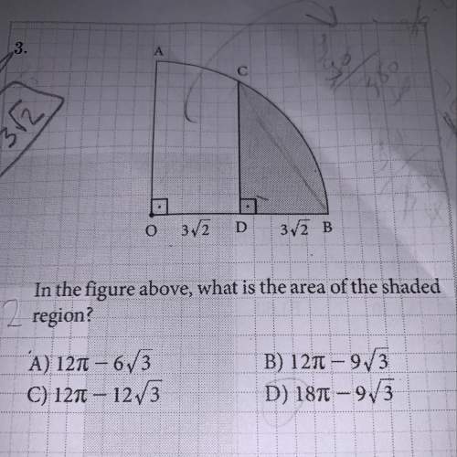 What is the area of the shaded region?