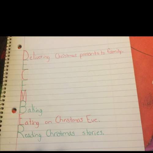 Ihave the word december and i have to come up with a sentence for each letter telling about somethin