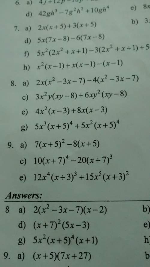 How to solve question question 9. e) ? including steps are appreciated!