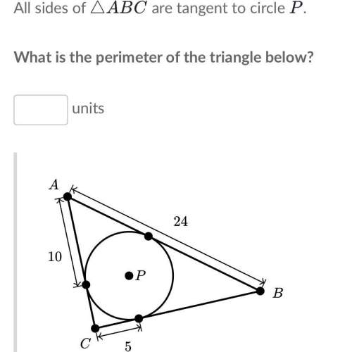 What is the perimeters of the triangle?