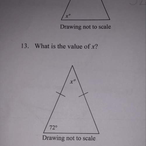 Number 13.  what is the value of x?
