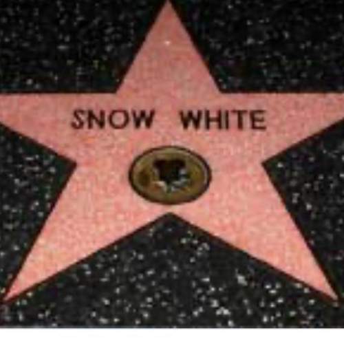 Does snow white have a star on the hollywood walk of fame