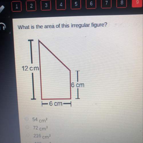 1what is the area of this irregular figure?