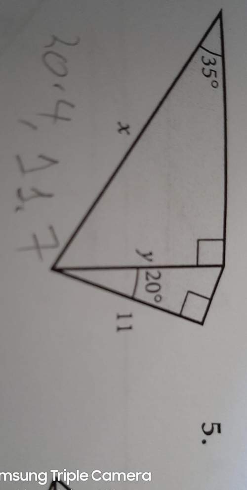 35 points: trigonometry find each side marked with a letter. all lengths are in centimetres.&lt;