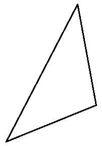 Question 5 draw a triangle with the following angle measurements:  25°, 75°,