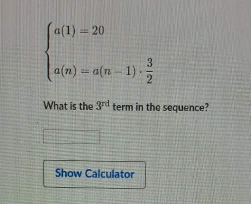 What's the 3rd term in the sequence?