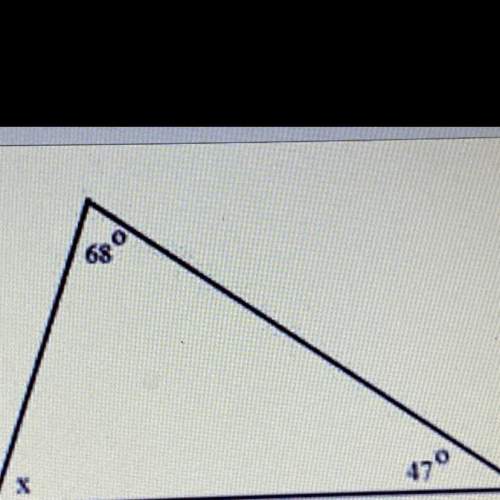 What is the measure of angle x ?  115 degrees  55 degrees  21 d