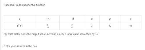 By what factor does the output value increase as each input value increases by 1?