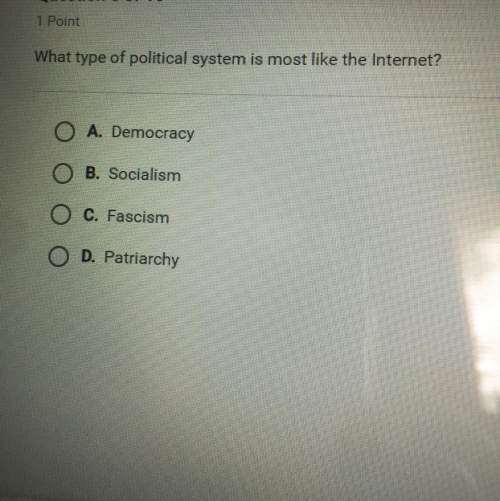 What type of political system is most like the internet?