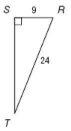 Solve the right triangle. that means find any missing measures (angles and sides).  show all o