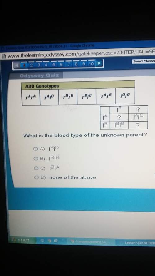 What is the blood type of the unknown parent?