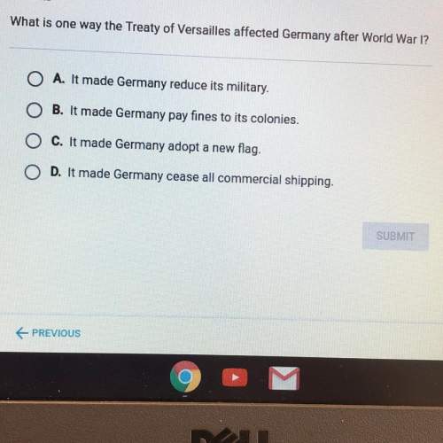 What is one way the treaty of versailles affected germany after world war