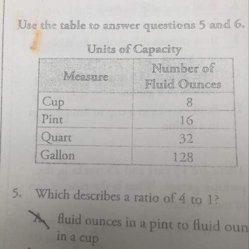 The question to answer these is here.  which describes a ratio of 1 to 8?  a