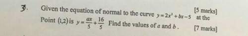 How to get the values of a and b? i need to differentiate first the equation?