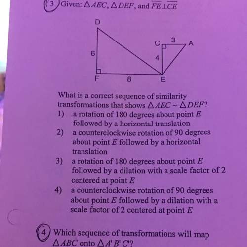 What is the correct sequence of similarity transformations that shows triangle aec ~ triangle def?