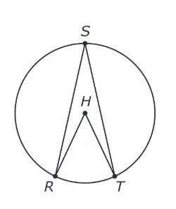 Consider circle h with a 6 centimeter radius. if the length of minor arc st is 11/12 π, what is the