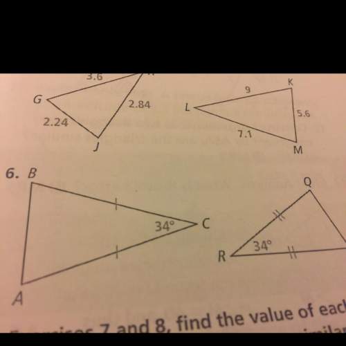Is the triangles for number 6 similar?