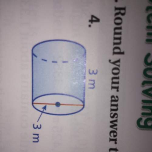 Find the volume of the cylinder. round your answer to the nearest tenth