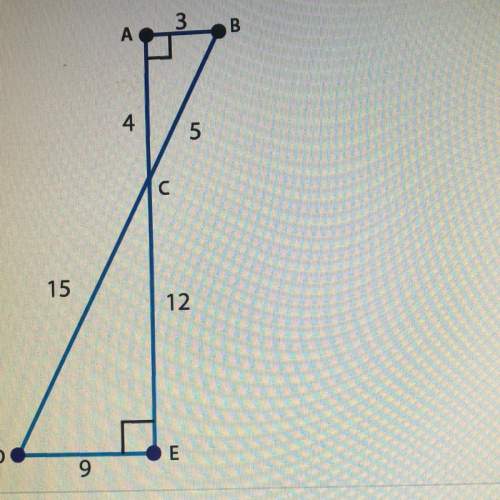 Prove that triangle abc and triangle edc are similar