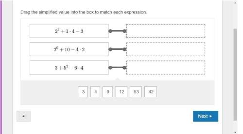 Drag the simplified value into the box to match each expression. i will be giving brainliest for goo