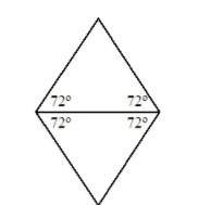 The parallelogram has the angle measures shown can you conclude that it is a rhombus