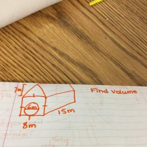 Find volume of birdhouse without the circle