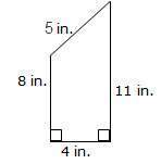 What is the area of the trapezoid that is not drawn to scale? ?  show your work and explain !