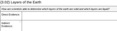 Asap 20 points!  how are scientists able to determine which layers of the earth are solid and