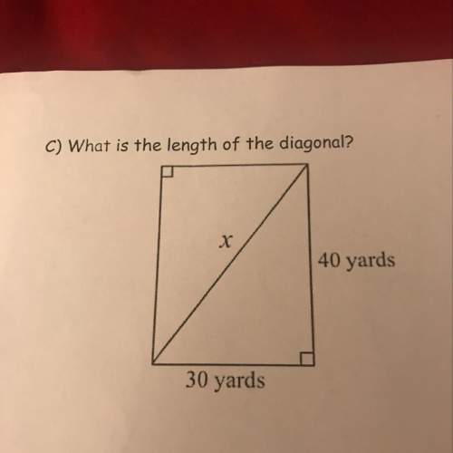 What is the length of the diagonal?