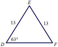 Find the area of the triangle. round the answer to the nearest tenth. a. 68.4 squa