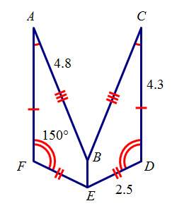 Line be bisects angle fed. which statement is true?  a. angle afe is congruent to angle