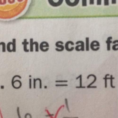 What is the scale factor for 6 inches equals 12 feet