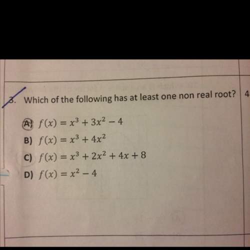 Iknow the answer is c. but i need to know how to solve it!