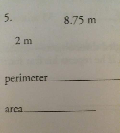 Ineed to find the perimeter and area