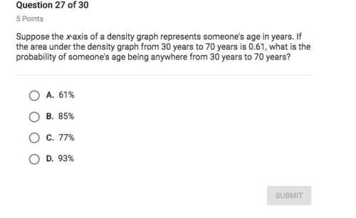 suppose the x-axis of a density graph represents someone's height in age. if the area under t