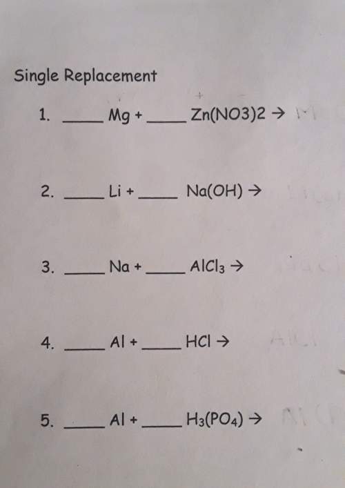 Can someone me with these questions? predicting products and balancing the equations of single re