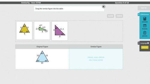 Drag the similar figure into the table.