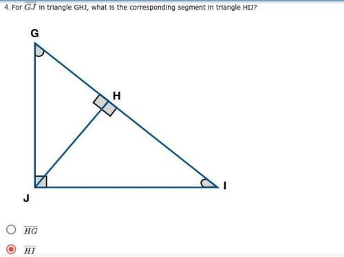 Is my answer correct?  the other answers were hg, ij, and hj