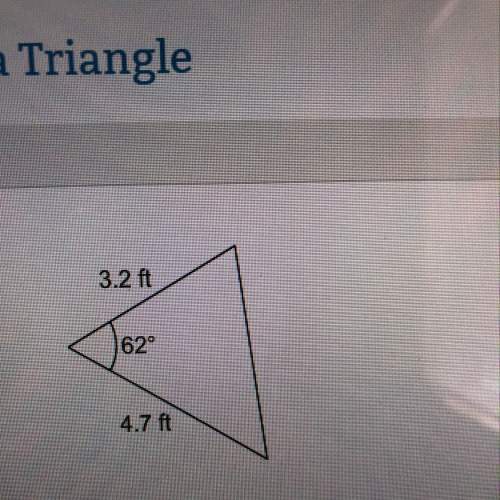 What is the area of this triangle? enter your answer as a decimal. round only your final answer to