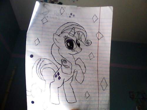 Idraw my little pony for my cousin. ^_^