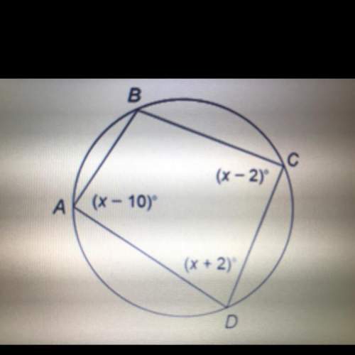 Quadrilateral abcd is inscribed in a circle. find the measure of each of the angle of the quadrilate