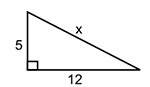 What is the length of the unknown side of the right triangle?  13 17 25 60