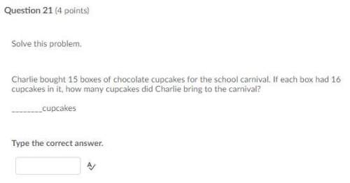 Solve this problem. charlie bought 15 boxes of chocolate cupcakes for the school carnival. if