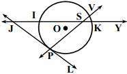 Given: m arc iv =114°, m∠vsk=38° find: m pk