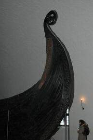 Which of the following is an example of the oseberg ship?  a. b. c.